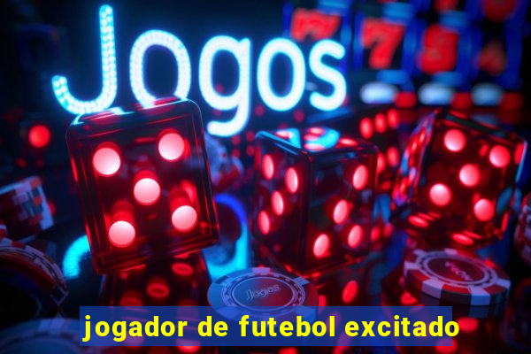 jogador de futebol excitado